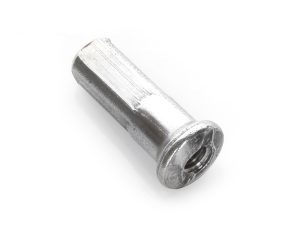 Heavy-duty motorcycle footpeg pin for Revelry Motorcycles.