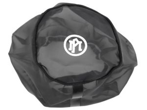 Protective motorcycle gear bag from Revelry Motorcycles, waterproof and durable design for riders.