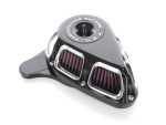 High-performance motorcycle air intake filter for Rebelry Motorcycles Australia.