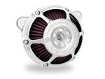 High-performance motorcycle air filter with aluminium housing, ideal for enhanced engine efficiency.