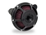 High-performance motorcycle radial air filter for revving engines and enhanced airflow.