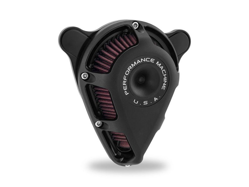 High-performance motorcycle air filter for enhanced engine airflow and power.