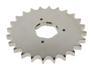 Metal motorcycle sprocket for Revelry Motorcycles, durable ride gear Australia.