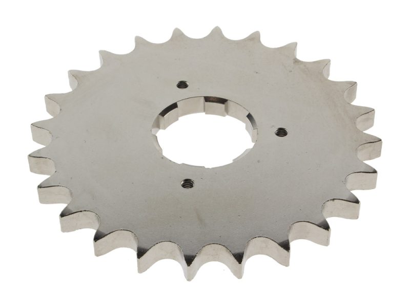 Metal motorcycle sprocket for Revelry Motorcycles, durable ride gear Australia.