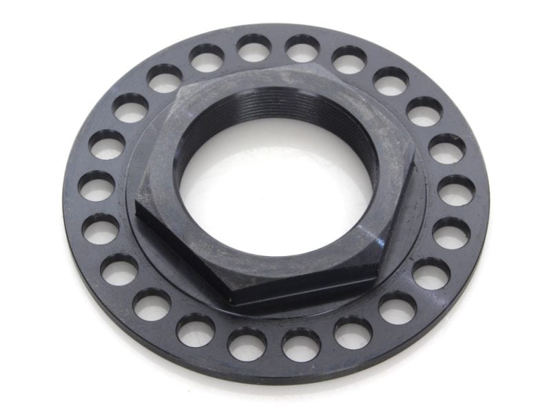 High-quality motorcycle wheel spacers for Revelry Cycles Choppers and custom bikes.