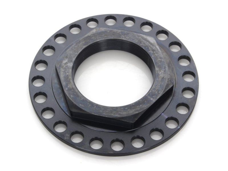 High-performance motorcycle wheel hub for enhanced stability and durability.