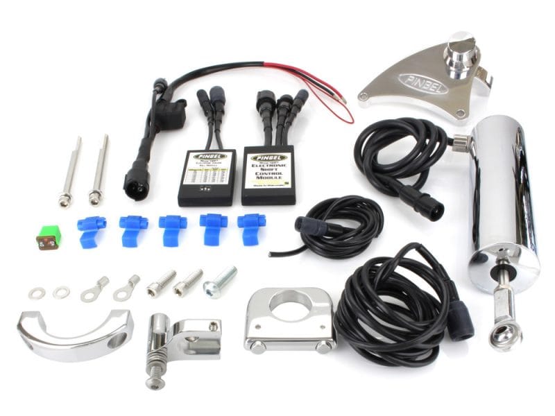 Electric Shifter Kit. Fits Softail Street Bob & Low Rider 2018up & Standard 2020up. High-performance motorcycle electronic control and wiring kit for Revelry Motorcycles.