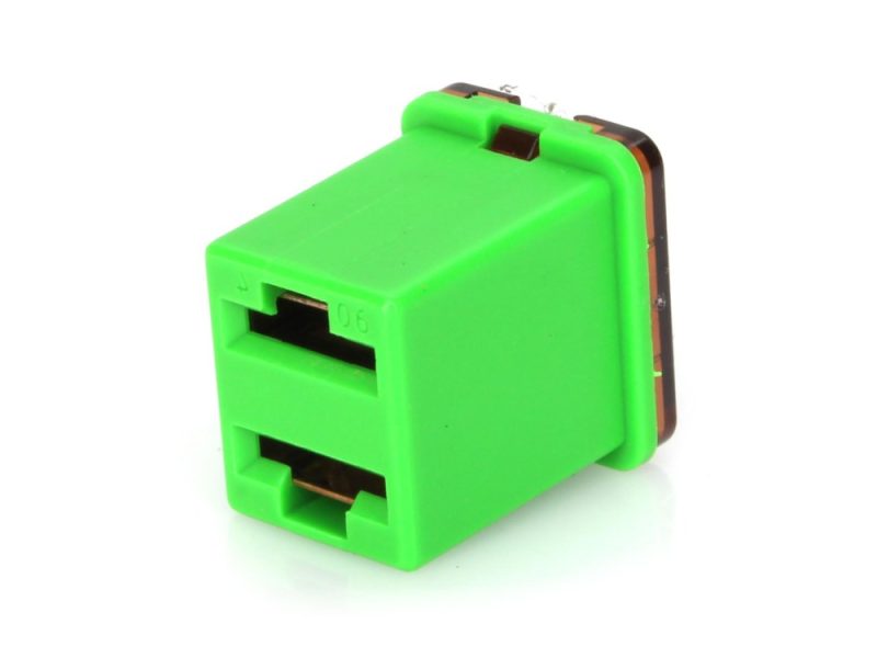 High-performance green motorcycle USB charging port for Revelry Motorcycles accessories.