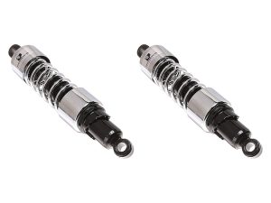 High-performance motorcycle shock absorbers for Revelry Motorcycles Australia.