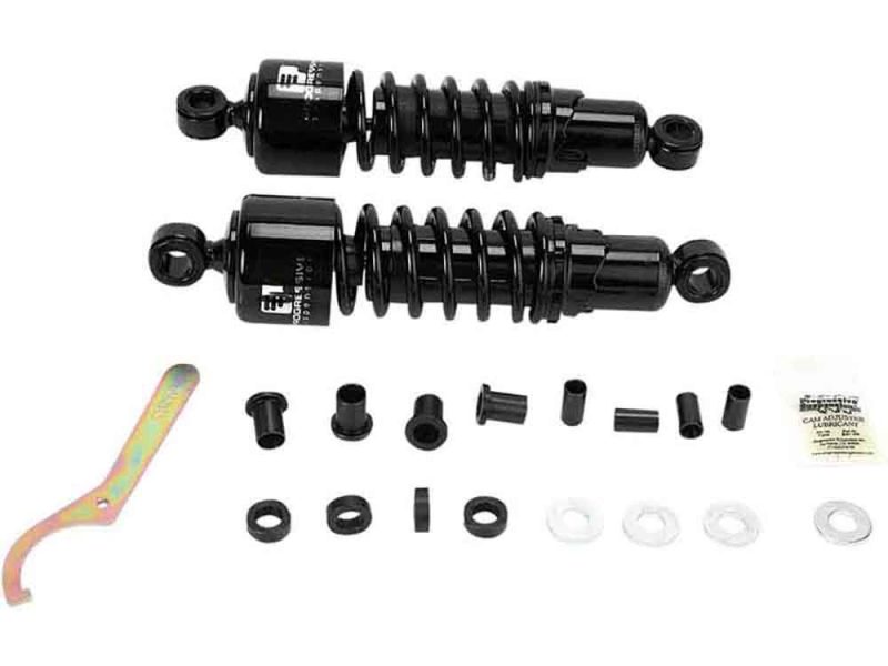 High-quality motorcycle shock absorbers for Harley Davidson and custom bikes. Perfect for improved ride comfort and handling.