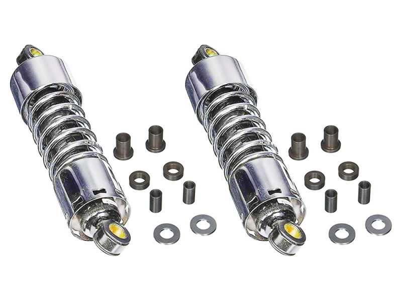 High-performance motorcycle shock absorbers compatible with Revelry Motorcycles.