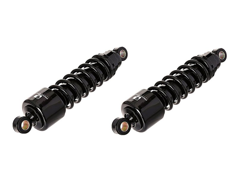 412 Series High-performance motorcycle shock absorbers for Revelry Motorcycles, precision suspension components for optimal ride.