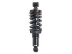 High-performance motorcycle shock absorber for Revelry Motorcycles.