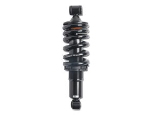 High-performance motorcycle suspension shock absorber, ideal for Revelry Motorcycles.