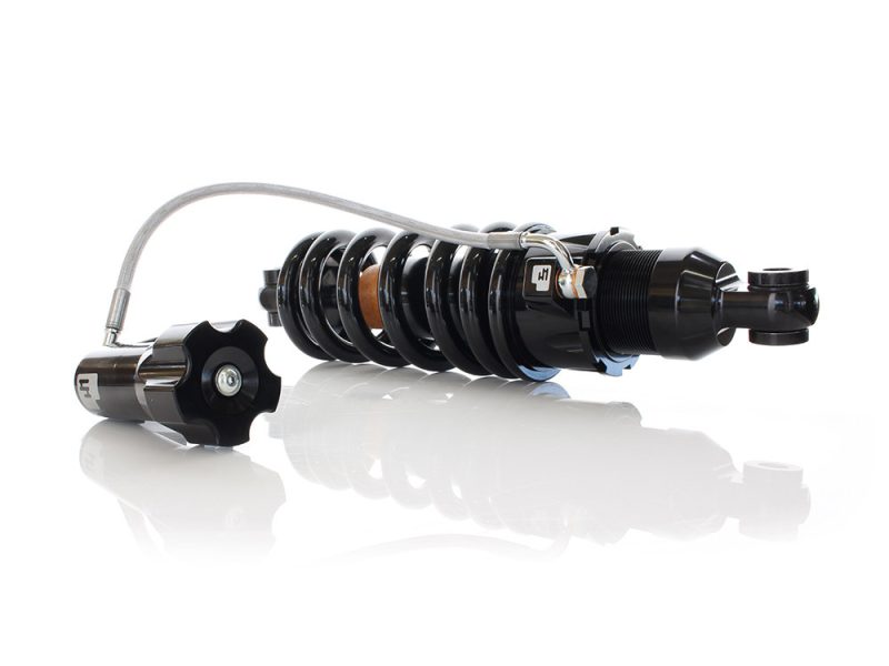 High-performance motorcycle shock absorber for motorcycle suspension upgrade.