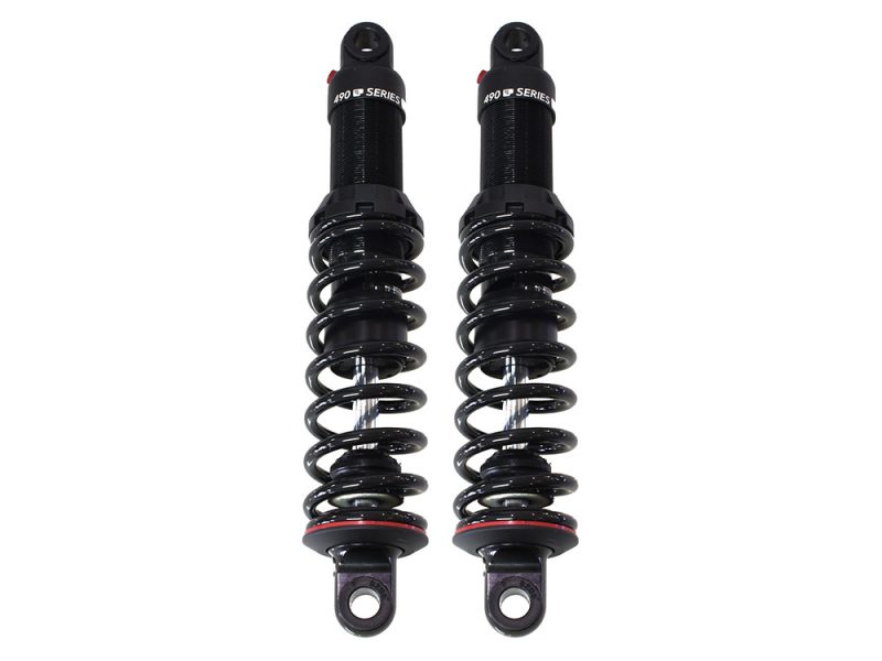 Heavy-duty motorcycle shock absorbers for custom bikes.