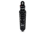 High-performance motorcycle shock absorber for Revelry Motorcycles, enhancing ride quality and stability.