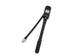 Digital tire pressure gauge for motorcycles and bicycles.