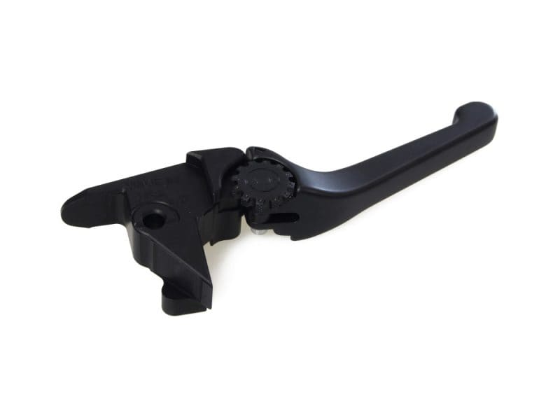 Black motorcycle gear shifter for Revelry Motorcycles, durable and high-quality parts.