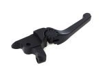 Black motorcycle clutch lever for Harley Davidson bikes.