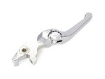 Aluminium motorcycle brake master cylinder lever, precision CNC machined for Revelry Motorcycles.