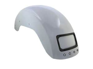 Smart motorcycle helmet with integrated display for Revelry Motorcycles enthusiasts.