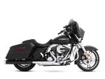Affordable Harley-Davidson touring motorcycle in black with sleek design.