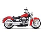 Harley-Davidson motorcycle for sale in red, classic cruiser bike Australia.