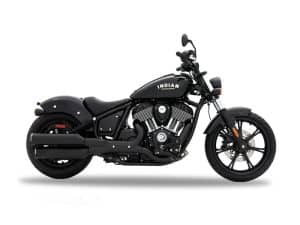 Black Indian Scout motorcycle for sale at Revelry Cycles in Australia.