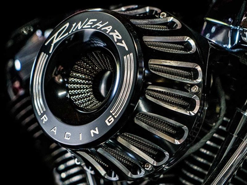 High-performance motorcycle engine component at Revelry Motorcycles Australia.