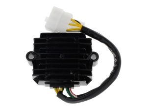 High-performance motorcycle voltage regulator for Revelry Motorcycles.