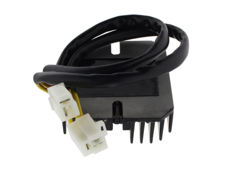 High-performance motorcycle regulator with wiring for Revelry Motorcycles Australia.