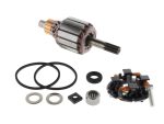 High-quality motorcycle armature rebuild kit with bearings and seals for engine performance.