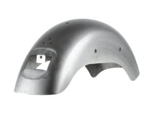 Aluminium motorcycle fender for custom Revelry motorcycles in Australia.