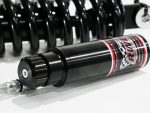 High-performance Revelry motorcycles shock absorber and suspension components for optimal motorcycle handling.