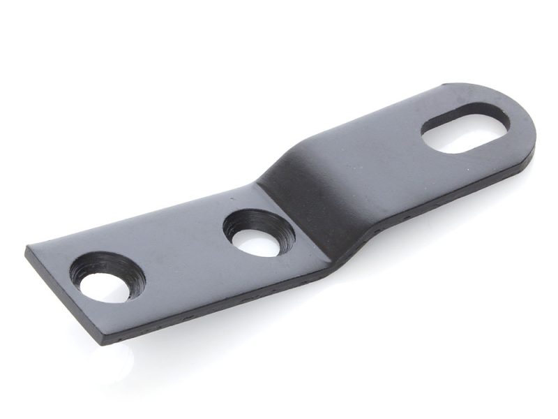 Black motorcycle chassis mount bracket for Revelry Motorcycles Australia.