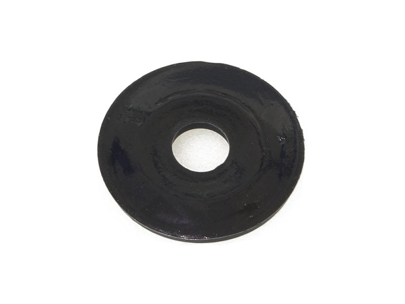 Heavy-duty black rubber motorcycle mount bumper for Revelry Motorcycles.