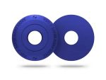 High-quality blue motorcycle saddle seat spacers for Revelry motorcycles.