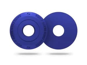 High-quality blue motorcycle saddle seat spacers for Revelry motorcycles.