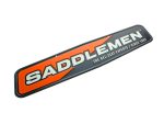Saddlesmen logo sticker for motorcycle gel seats, Australian motorcycle accessories retailer.