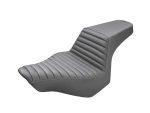 Comfortable motorcycle seat for Harley Davidson models, premium leather, Australian-made.