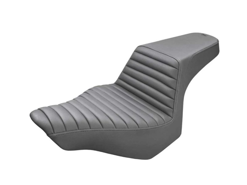 Comfortable motorcycle seat for Harley Davidson models, premium leather, Australian-made.