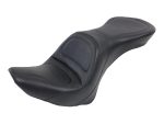 Comfortable black motorcycle seat for Revelry Motorcycles, premium quality and ergonomic design.