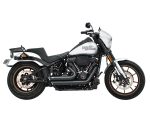 Harley Davidson motorcycle, black and white cruiser bike with chrome details for Sale.