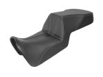 High-quality black motorcycle seat for cruisers and custom bikes. Durable, comfortable, and stylish for Australian riders.