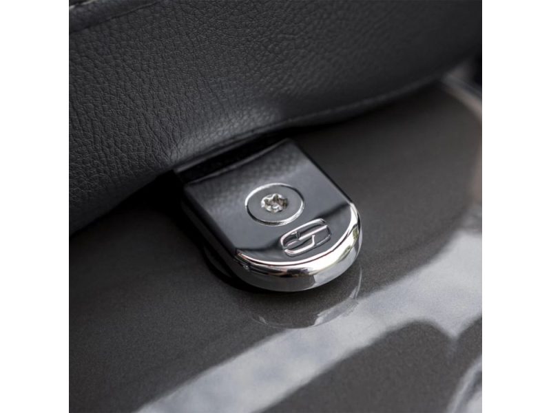 Locking mechanism on a motorcycle seat in Revelry Motorcycles, Australian bike accessories and custom bikes.