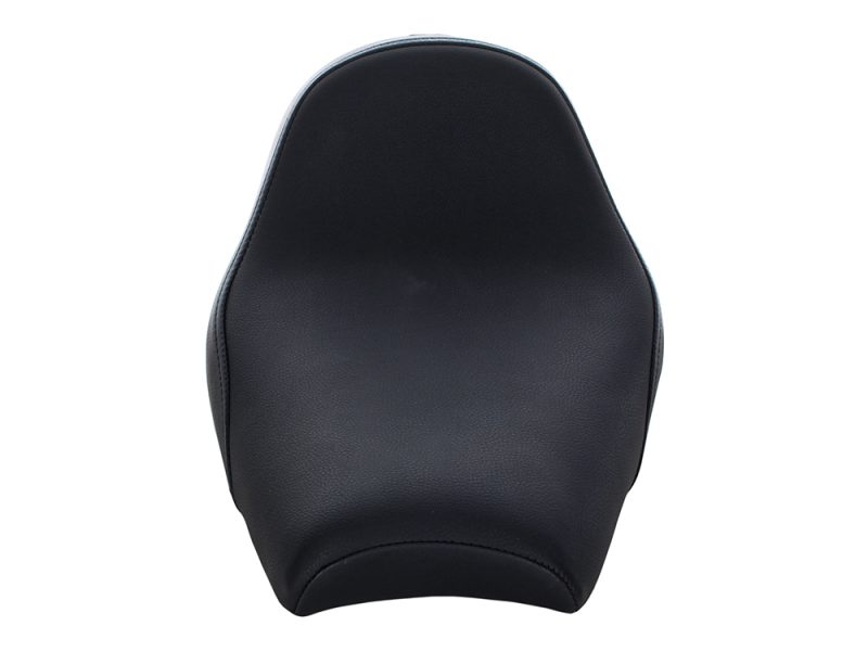 Comfortable black motorcycle seat for Revelry Motorcycles Australian riders.
