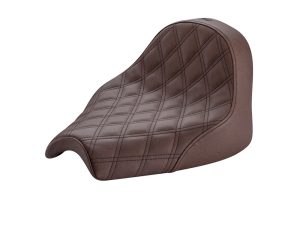 Premium Brown Leather Motorcycle Seat for Revelry Motorcycles Australia.