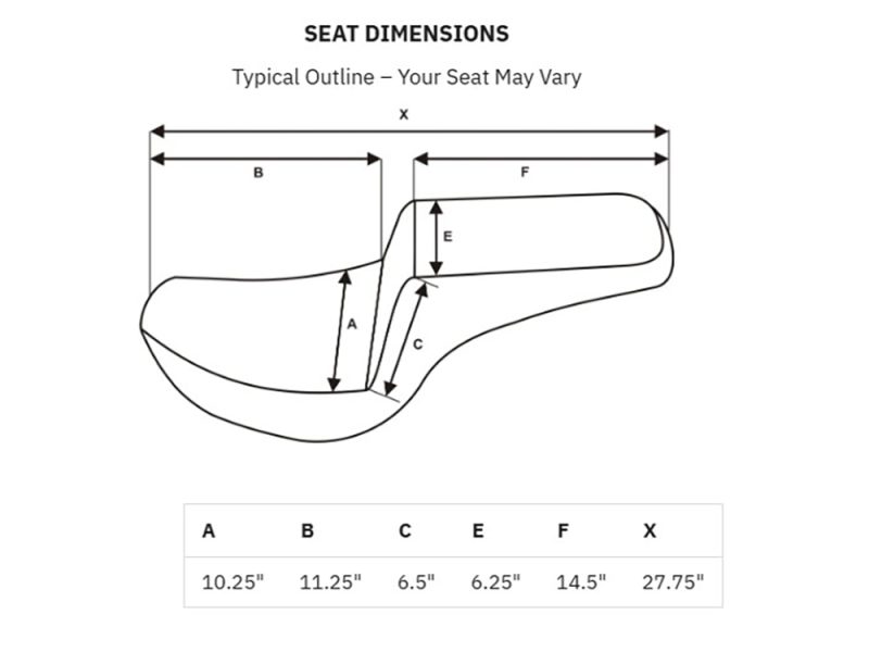 High-quality motorcycle seat for Revelry Motorcycles, custom fit and ergonomic design.