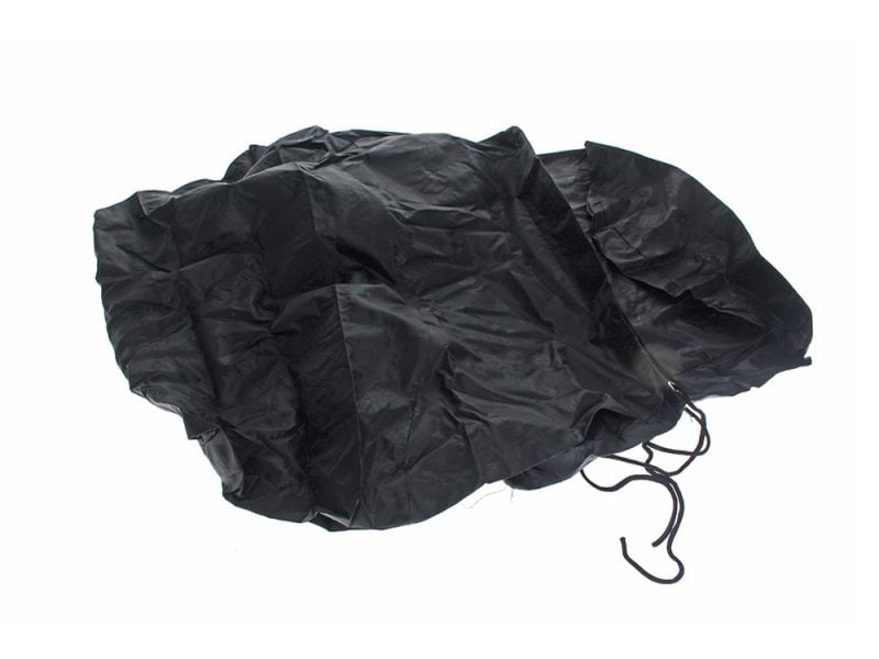 Black waterproof motorcycle cover for Revelry Motorcycles in Australia.